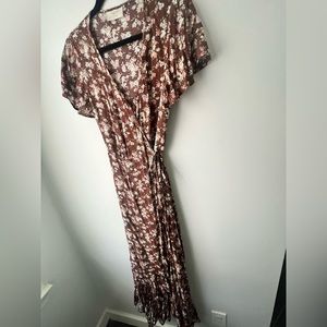 Auguste wrap dress in a beautiful floral pattern